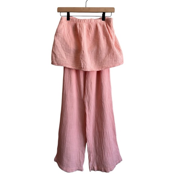 bobi Other - Bobi Los Angeles Pink Set Strapless Top and Pants